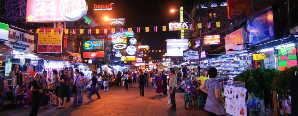Photo of bustling with people at Khao San