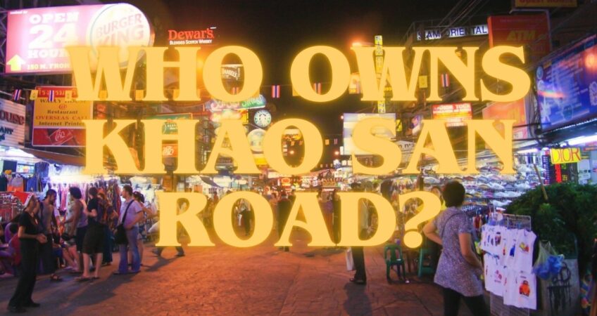crowded moment of Khao San at night